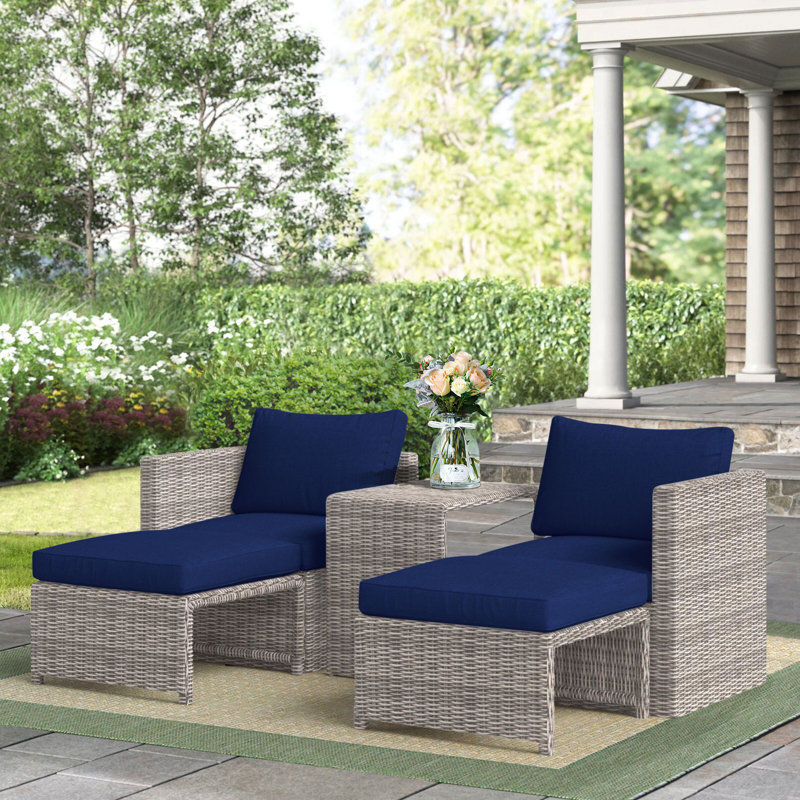 Sand & Stable Morland 4 Person Outdoor Seating Group with Cushions